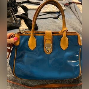 Vintage Dooney & Burke patent leather handbag